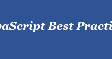best practices to write javascript code