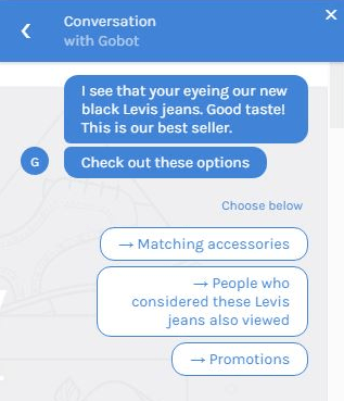 Gobot eCommerce Chatbot