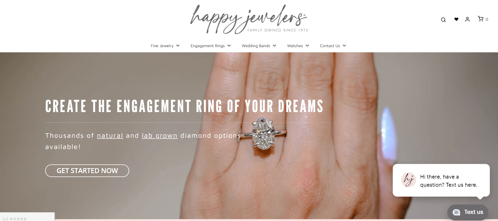 Happy Jewelers website