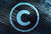 Copyright symbol made to look interesting