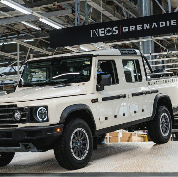 Ineos Grenadier Quartermaster pickup now in production