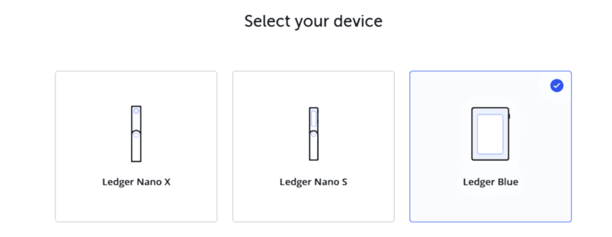 The Ledger Live app walks users through device setup in minutes