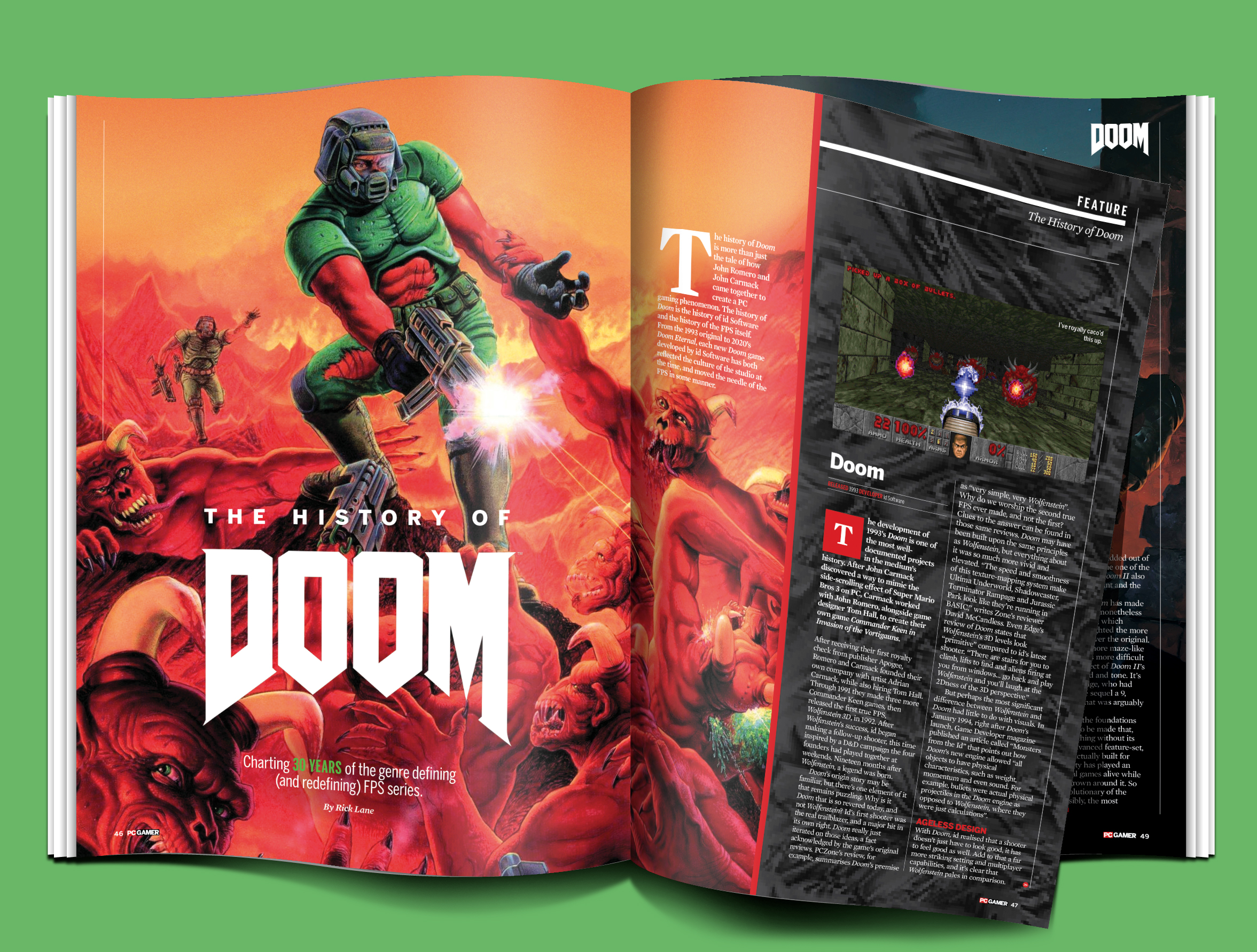 PC Gamer magazine Doom 30th anniversary SIGIL II